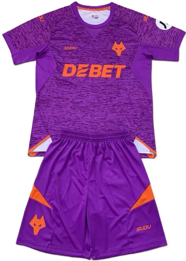 Kit infantil III Wolverhampton 2024 2025 Sudu oficial 