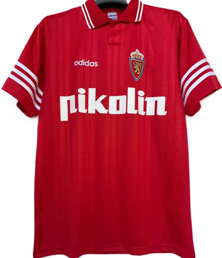 Camisa II Real Zaragoza 1995 1996 Adidas retro 