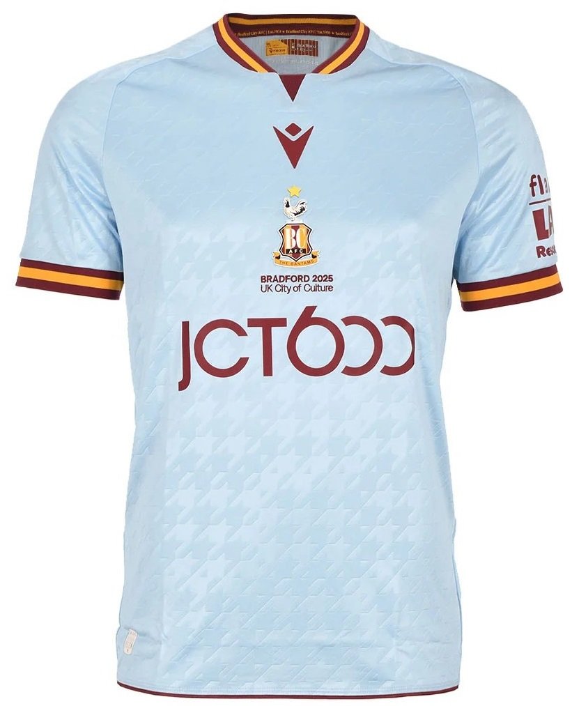 Camisa II Bradford City 2025 2026 Macron oficial 