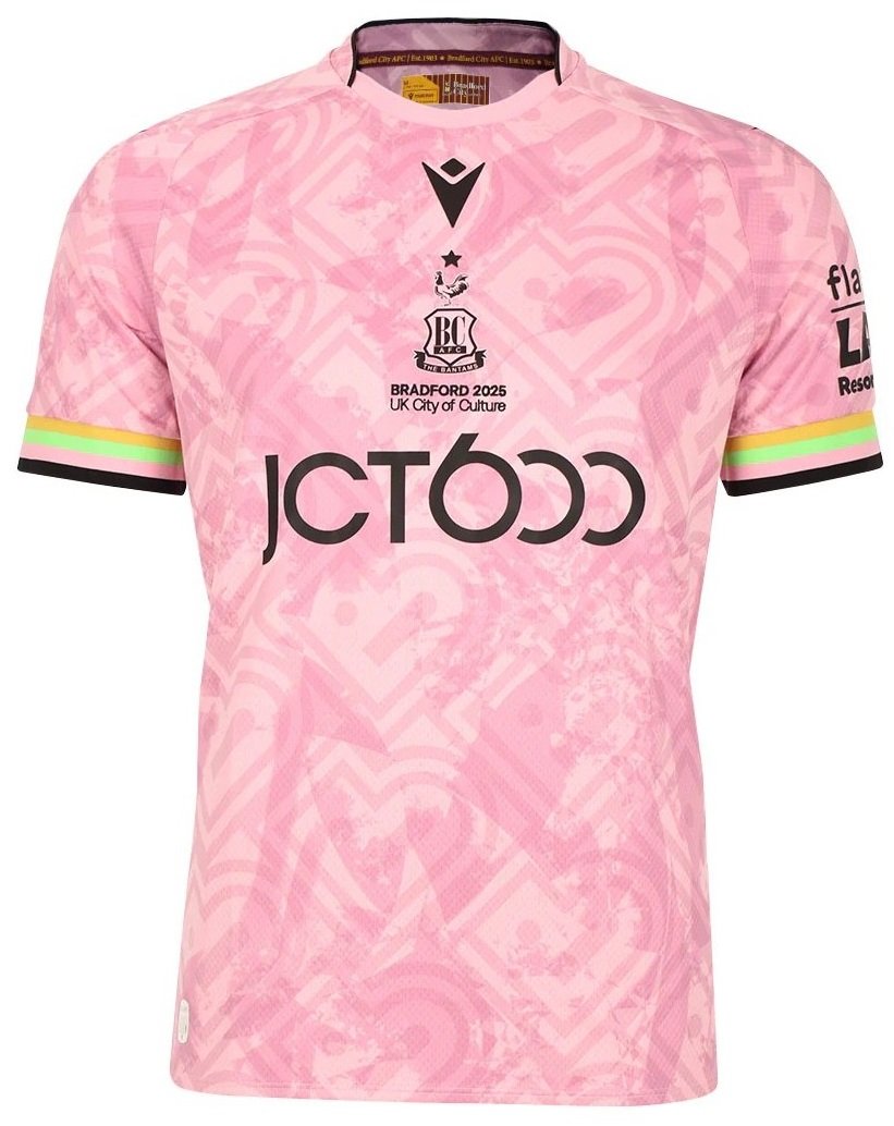 Camisa III Bradford City 2025 2026 Macron oficial 