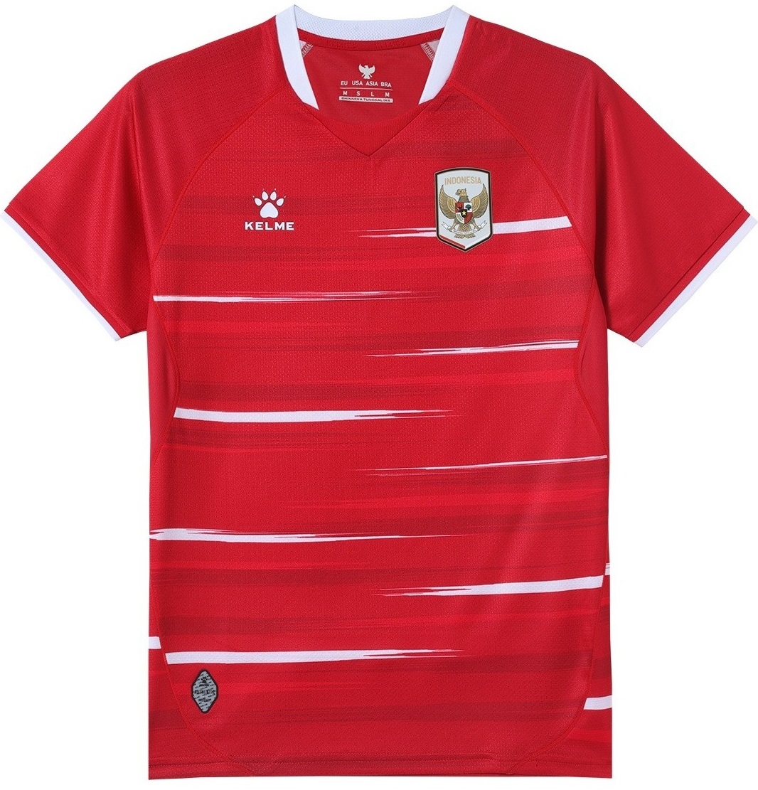 Camisa I Seleção da Indonesia 2026 Kelme oficial 