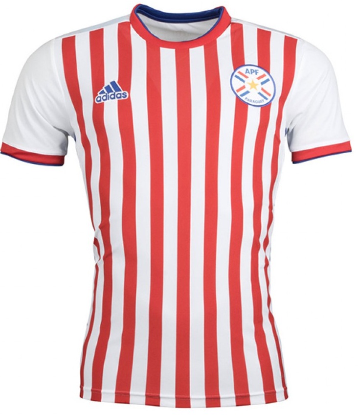 Camisa oficial Adidas seleção do Paraguai 2019 I jogador