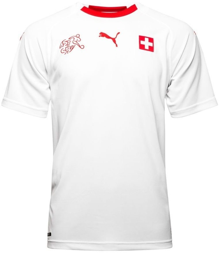 Camisa oficial Puma Seleção da Suiça 2018 II jogador