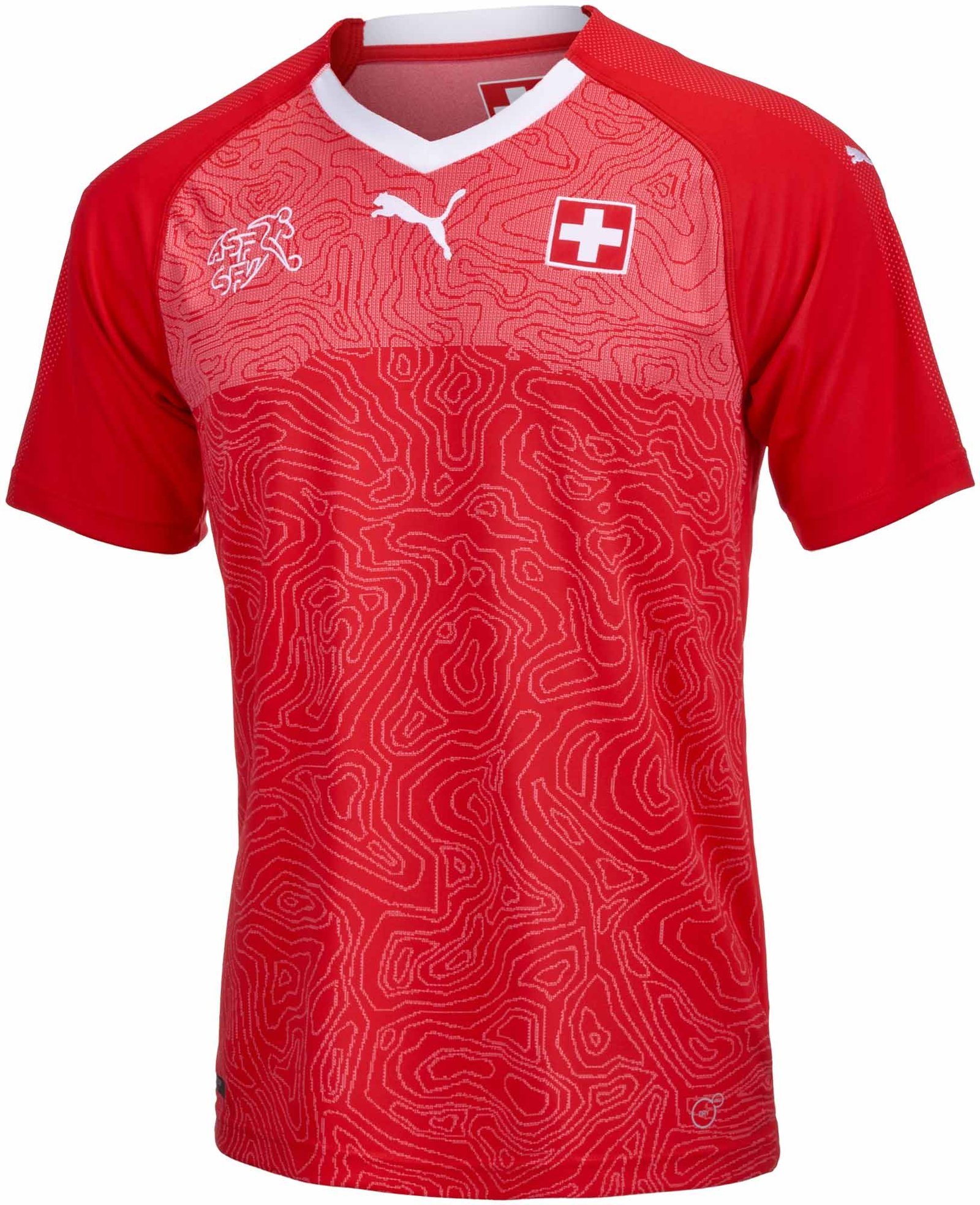 Camisa oficial Puma Seleção da Suiça 2018 I jogador